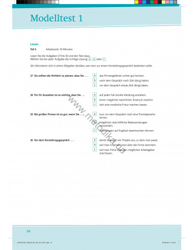 Mit Erfolg zum Goethe-/ÖSD-Zertifikat B1 Testbuch - тести - фото 17