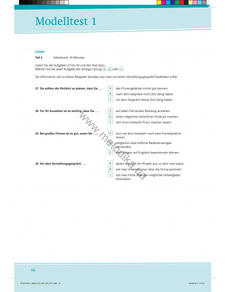 Mit Erfolg zum Goethe-/ÖSD-Zertifikat B1 Testbuch - тесты - фото 17