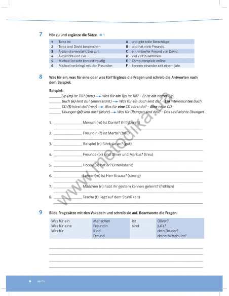 Parallelen 7 neu. Робочий зошит для 7-го класу ЗНЗ (3-й рік навчання, 2-га іноземна мова) - фото 5