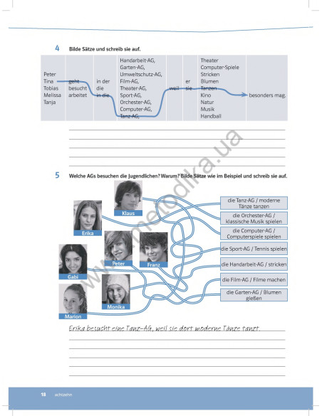 Parallelen 7 neu. Робочий зошит для 7-го класу ЗНЗ (3-й рік навчання, 2-га іноземна мова) - фото 18