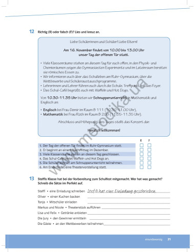 Parallelen 7 neu. Робочий зошит для 7-го класу ЗНЗ (3-й рік навчання, 2-га іноземна мова) - фото 21