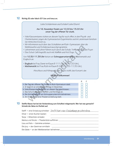 Parallelen 7 neu. Робочий зошит для 7-го класу ЗНЗ (3-й рік навчання, 2-га іноземна мова) - фото 21