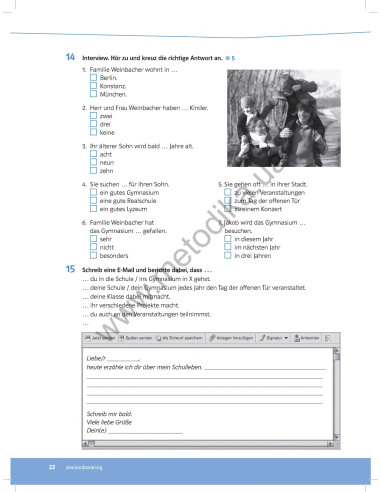 Parallelen 7 neu. Робочий зошит для 7-го класу ЗНЗ (3-й рік навчання, 2-га іноземна мова) - фото 22