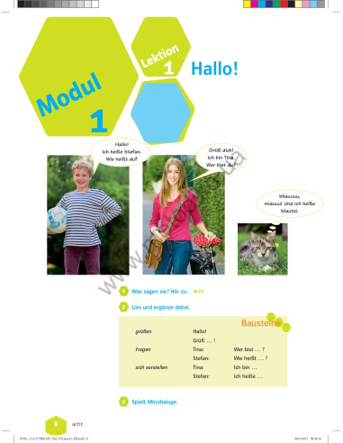 Wir neu A1 lehrbuch - підручник - фото 9