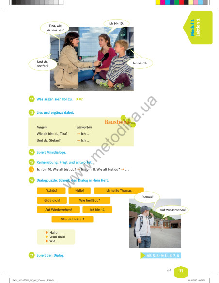 Wir neu A1 lehrbuch - підручник - фото 12