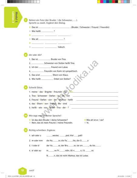 Wir neu A1 Arbeitsbuch - робочий зошит - фото 13