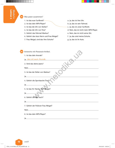 Wir neu A2 Arbeitsbuch - робочий зошит - фото 13