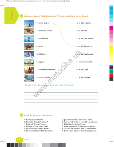 Wir plus neu A2 Trainingsheft - зошит з тренувальними вправами - фото 9