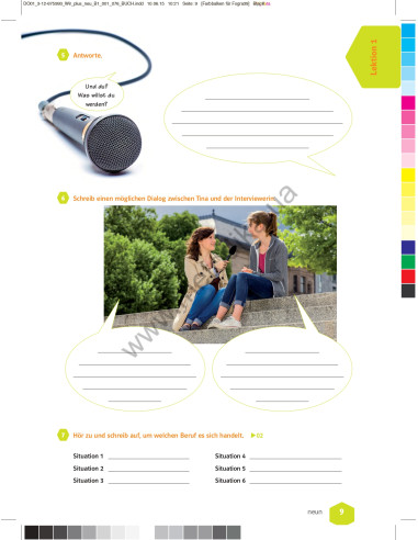 Wir plus neu B1 Trainingsheft - зошит з тренувальними вправами - фото 10