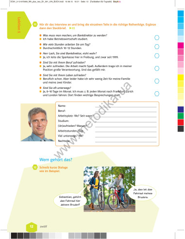 Wir plus neu B1 Trainingsheft - зошит з тренувальними вправами - фото 13