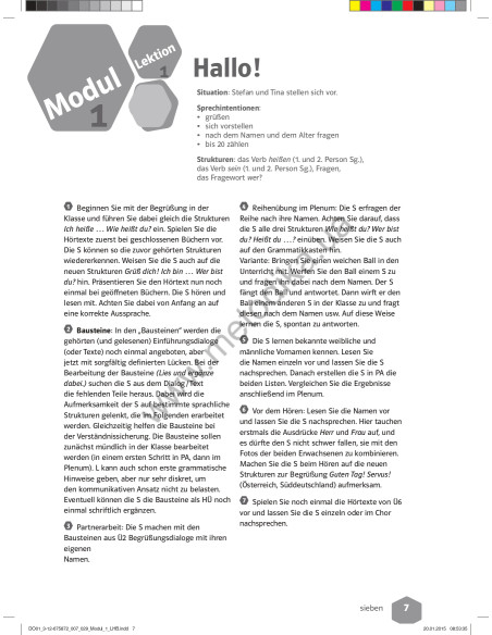 WIR neu A1 Lehrerhandbuch - книга вчителя - фото 8 WIR neu A1 Lehrerhandbuch - книга вчителя - фото 8