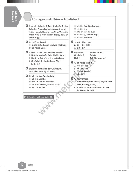 WIR neu A1 Lehrerhandbuch - книга вчителя - фото 11 WIR neu A1 Lehrerhandbuch - книга вчителя - фото 11