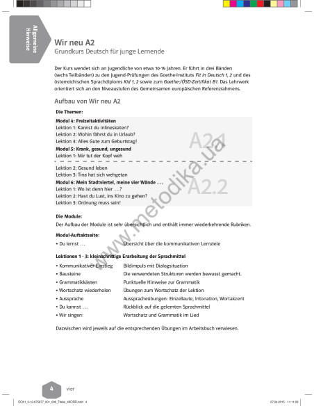 WIR neu A2 Lehrerhandbuch - книга вчителя - фото 5