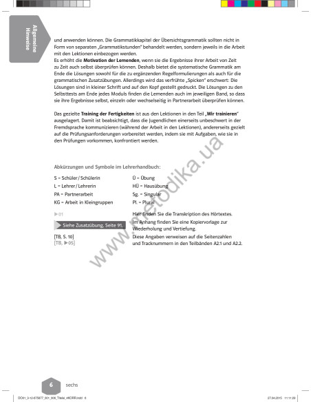 WIR neu A2 Lehrerhandbuch - книга вчителя - фото 7