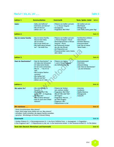 Wir neu A 1.1 Lehrbuch und Arbeitsbuch - підручник і робочий зошит - фото 4