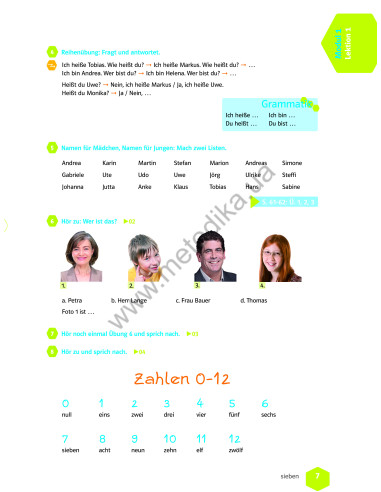 Wir neu A 1.1 Lehrbuch und Arbeitsbuch - підручник і робочий зошит - фото 8