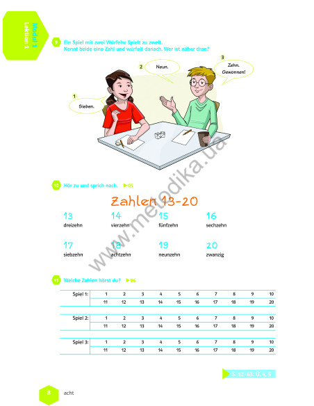 Wir neu A 1.1 Lehrbuch und Arbeitsbuch - підручник і робочий зошит - фото 9