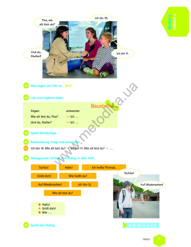 Wir neu A 1.1 Lehrbuch und Arbeitsbuch - підручник і робочий зошит - фото 10