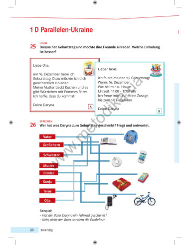 Parallelen 7 neu. Підручник для 7-го класу ЗНЗ (3-й рік навчання, 2-га іноземна мова) - фото 21 Parallelen 7 neu. Підручник для 7-го класу ЗНЗ (3-й рік навчання, 2-га іноземна мова) - фото 21