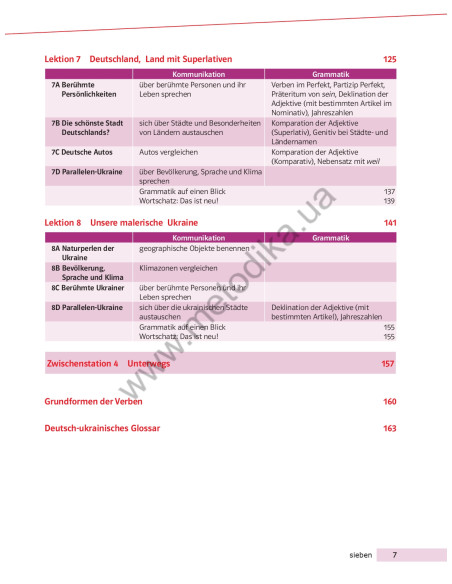 Parallelen 8. Підручник для 8-го класу ЗНЗ (4-й рік навчання, 2-га іноземна мова) - фото 8 Parallelen 8. Підручник для 8-го класу ЗНЗ (4-й рік навчання, 2-га іноземна мова) - фото 8