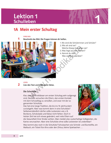 Parallelen 8. Підручник для 8-го класу ЗНЗ (4-й рік навчання, 2-га іноземна мова) - фото 9 Parallelen 8. Підручник для 8-го класу ЗНЗ (4-й рік навчання, 2-га іноземна мова) - фото 9