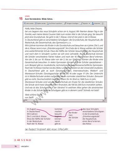 Parallelen 8. Підручник для 8-го класу ЗНЗ (4-й рік навчання, 2-га іноземна мова) - фото 15 Parallelen 8. Підручник для 8-го класу ЗНЗ (4-й рік навчання, 2-га іноземна мова) - фото 15