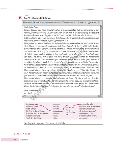 Parallelen 8. Підручник для 8-го класу ЗНЗ (4-й рік навчання, 2-га іноземна мова) - фото 15 Parallelen 8. Підручник для 8-го класу ЗНЗ (4-й рік навчання, 2-га іноземна мова) - фото 15