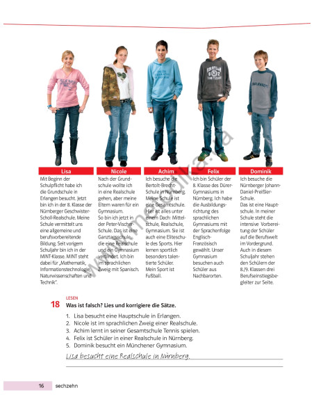 Parallelen 8. Підручник для 8-го класу ЗНЗ (4-й рік навчання, 2-га іноземна мова) - фото 17 Parallelen 8. Підручник для 8-го класу ЗНЗ (4-й рік навчання, 2-га іноземна мова) - фото 17