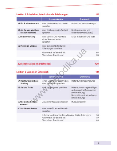 Parallelen 10. Підручник для 10-го класу ЗНЗ (6-й рік навчання, 2-га іноземна мова) - фото 8
