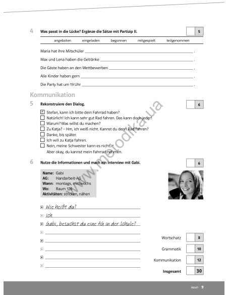 Parallelen 7 neu. Тести для 7-го класу ЗНЗ (3-й рік навчання, 2-га іноземна мова) - фото 10