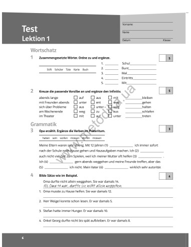 Parallelen 8. Тести для 8-го класу ЗНЗ (4-й рік навчання, 2-га іноземна мова) - фото 7