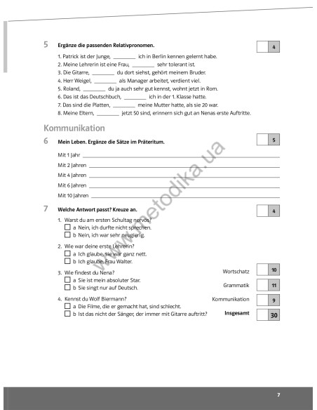 Parallelen 8. Тести для 8-го класу ЗНЗ (4-й рік навчання, 2-га іноземна мова) - фото 8