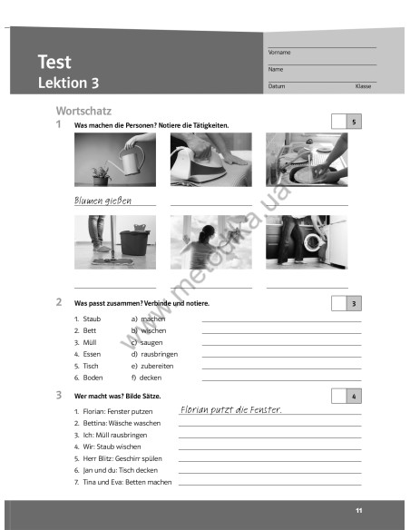 Parallelen 8. Тести для 8-го класу ЗНЗ (4-й рік навчання, 2-га іноземна мова) - фото 12