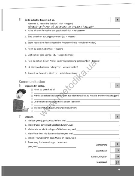Parallelen 8. Тести для 8-го класу ЗНЗ (4-й рік навчання, 2-га іноземна мова) - фото 16