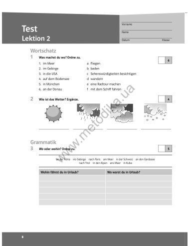 Parallelen 9. Тести для 9-го класу ЗНЗ (5-й рік навчання, 2-га іноземна мова) - фото 9