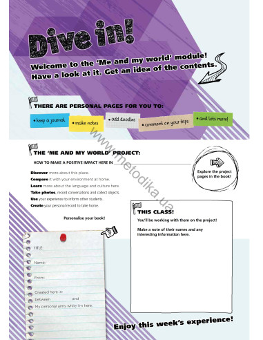 Dive In! Me & my world - навчальний посібник - фото 3