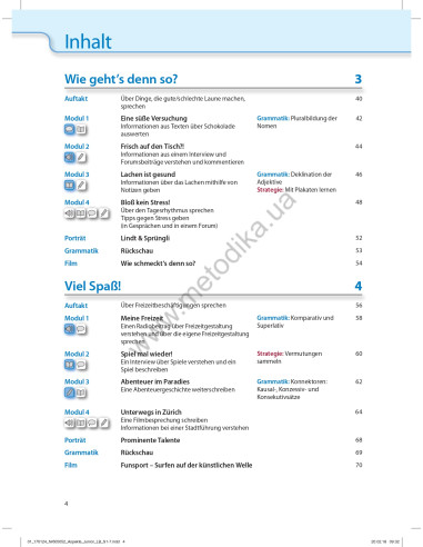 Аspekte junior. Mittelstufe Deutsch. Kursbuch B1 plus - підручник - фото 5 Аspekte junior. Mittelstufe Deutsch. Kursbuch B1 plus - підручник - фото 5