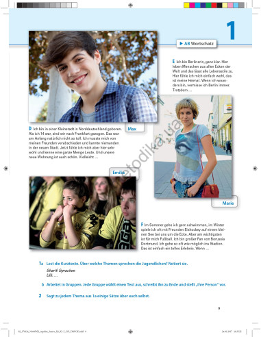 Аspekte junior. Mittelstufe Deutsch. Kursbuch B1 plus - підручник - фото 10 Аspekte junior. Mittelstufe Deutsch. Kursbuch B1 plus - підручник - фото 10