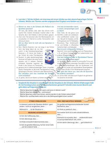 Аspekte junior. Mittelstufe Deutsch. Kursbuch B2 - підручник - фото 14