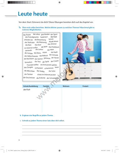 Аspekte junior. Mittelstufe Deutsch. Ubungsbuch B1 plus - робочий зошит - фото 7