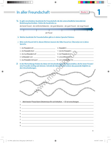 Аspekte junior. Mittelstufe Deutsch. Ubungsbuch B1 plus - робочий зошит - фото 12