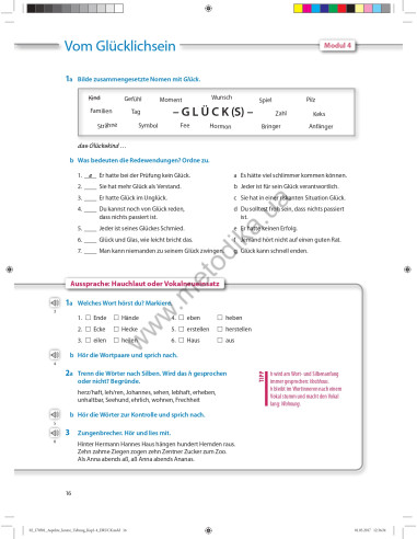 Аspekte junior. Mittelstufe Deutsch. Ubungsbuch B1 plus - робочий зошит - фото 17