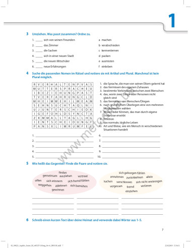 Аspekte junior. Mittelstufe Deutsch. Ubungsbuch B2 - робочий зошит - фото 8