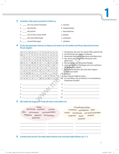 Аspekte junior. Mittelstufe Deutsch. Ubungsbuch B2 - робочий зошит - фото 8