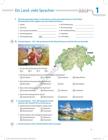 Аspekte junior. Mittelstufe Deutsch. Ubungsbuch B2 - робочий зошит - фото 12