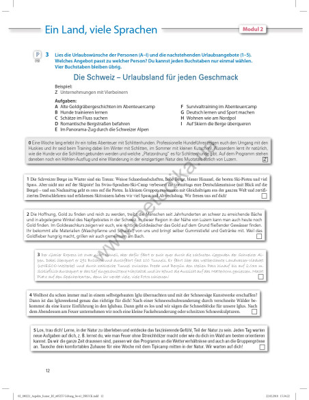 Аspekte junior. Mittelstufe Deutsch. Ubungsbuch B2 - робочий зошит - фото 13