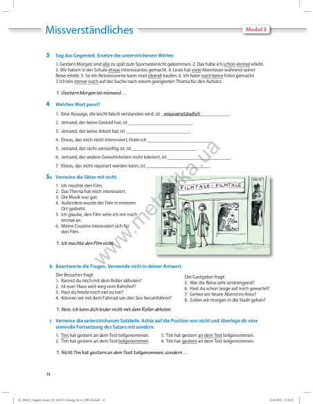 Аspekte junior. Mittelstufe Deutsch. Ubungsbuch B2 - робочий зошит - фото 15