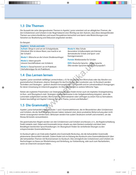 Аspekte junior. Mittelstufe Deutsch. Lehrerhandbuch B1 plus - книга вчителя - фото 8 Аspekte junior. Mittelstufe Deutsch. Lehrerhandbuch B1 plus - книга вчителя - фото 8