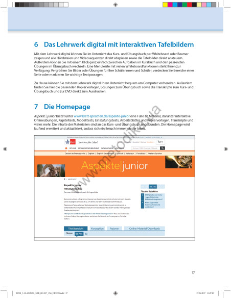 Аspekte junior. Mittelstufe Deutsch. Lehrerhandbuch B1 plus - книга вчителя - фото 18 Аspekte junior. Mittelstufe Deutsch. Lehrerhandbuch B1 plus - книга вчителя - фото 18