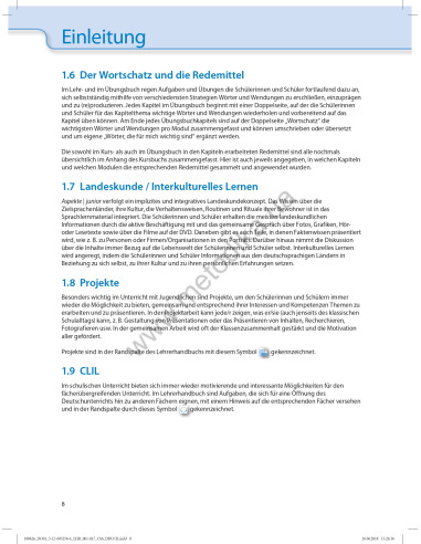 Аspekte junior. Mittelstufe Deutsch. Lehrerhandbuch B2 - книга вчителя - фото 9